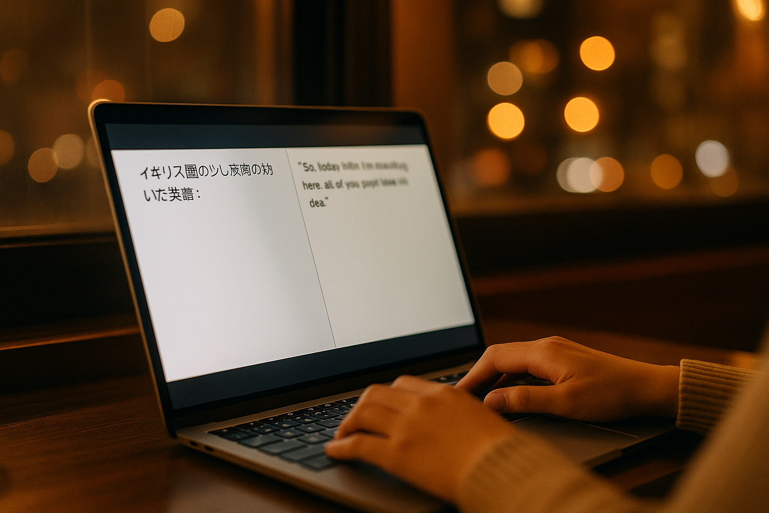 AI活用であなたも“英語のバイリンガール”？